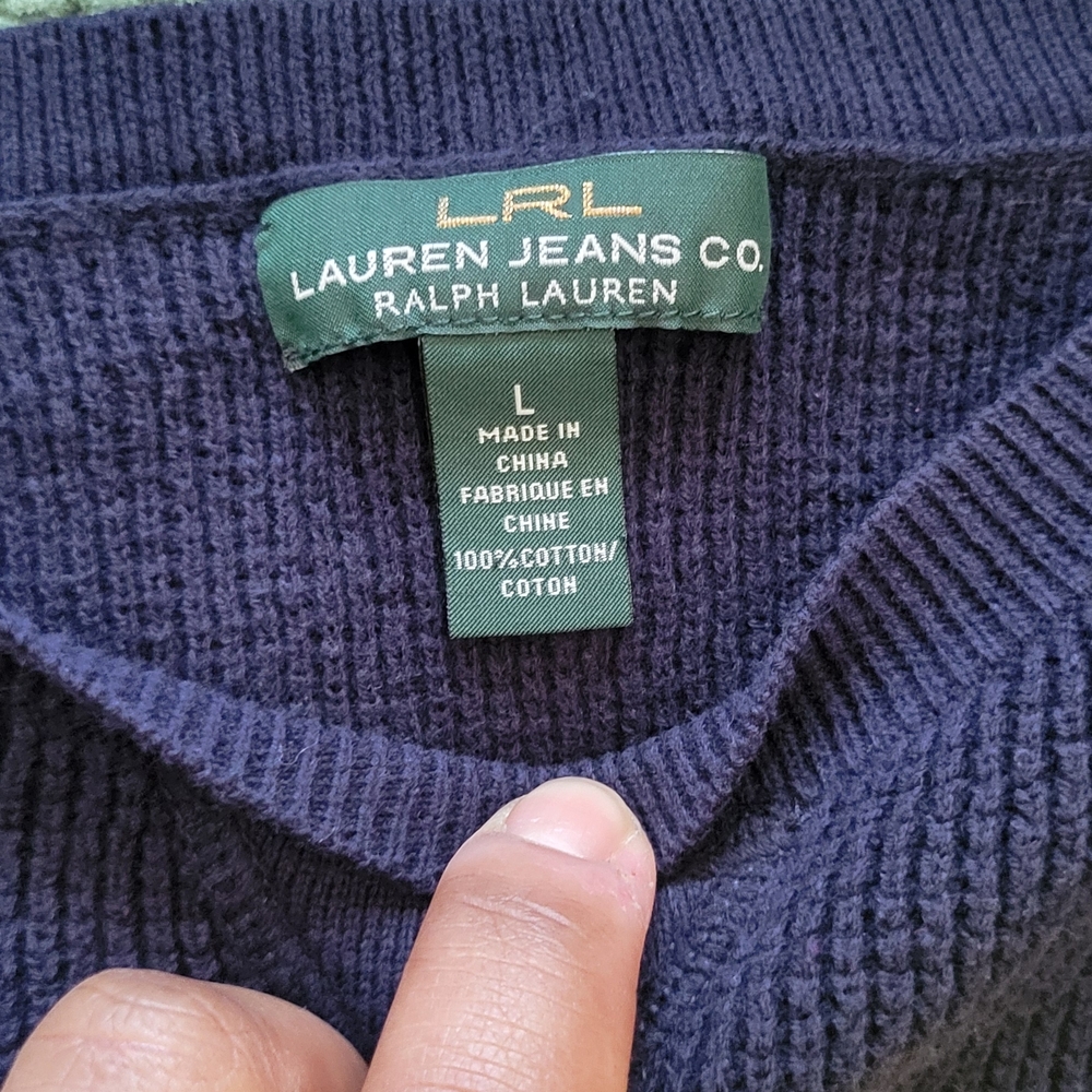 Ralph Lauren Colorful Striped Crew Neck Sweater - Picture 4 of 4